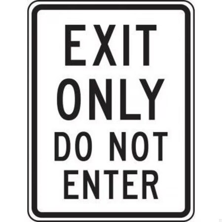 Accuform FACILITY TRAFFIC SIGN 24 in  X 18 in FRR230HP